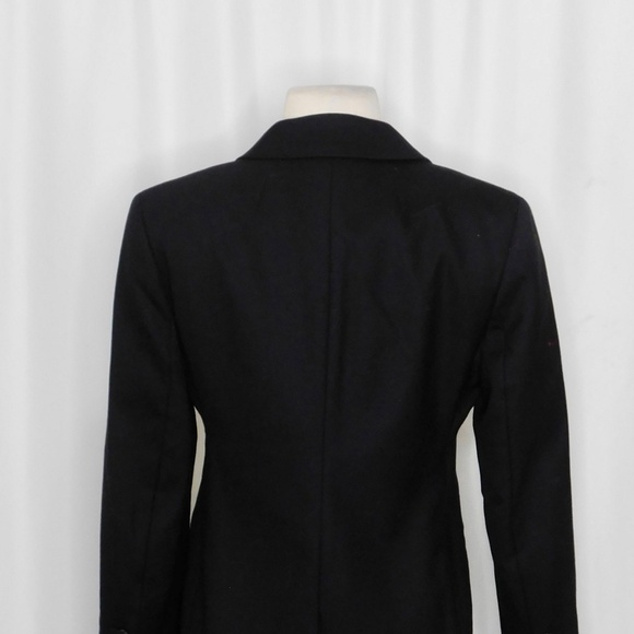 NWT!! J. CREW Helena Blazer Wool Blend Flannel Solid Black Size 2P 2 Petite - Picture 9 of 16